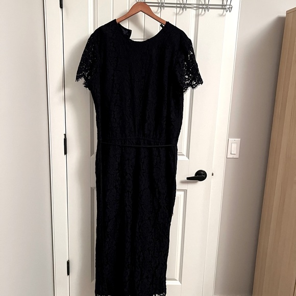 Navy lace pantsuit size 18W - Picture 1 of 12